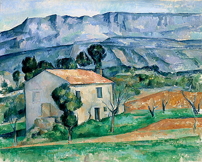 House in Provence, c.1886/90 | Cezanne | Gemälde Reproduktion
