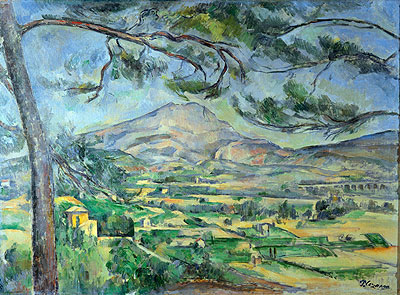 Mont Sainte-Victoire with Large Pine | Cezanne | Painting Reproduction