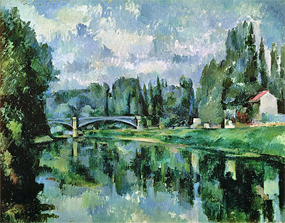 The Banks of the Marne at Creteil, c.1888 | Cezanne | Painting Reproduction