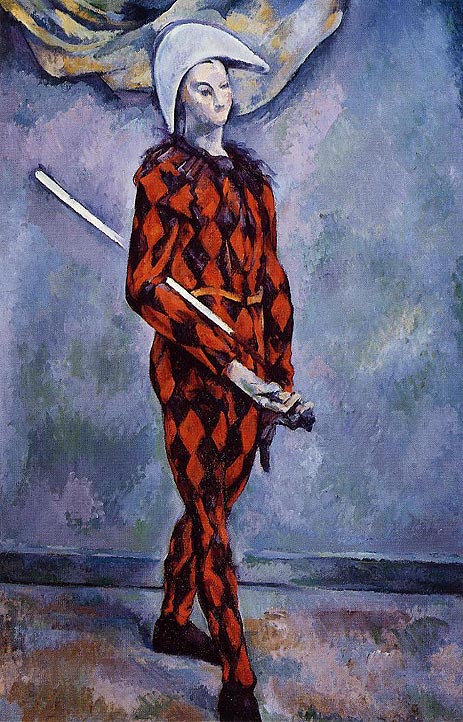 Harlequin, c.1888/90 | Cezanne | Painting Reproduction