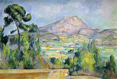 Mont Sainte-Victoire, c.1890 | Cezanne | Painting Reproduction