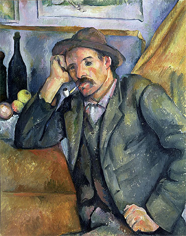 The Smoker, 1895 | Cezanne | Gemälde Reproduktion