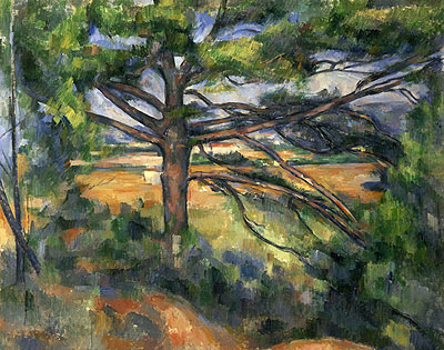 Great Pine near Aix, c.1895/97 | Cezanne | Gemälde Reproduktion