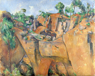 The Bibemus Quarry, c.1895 | Cezanne | Gemälde Reproduktion