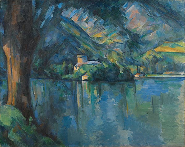 The Lac d'Annecy, 1896 | Cezanne | Gemälde Reproduktion