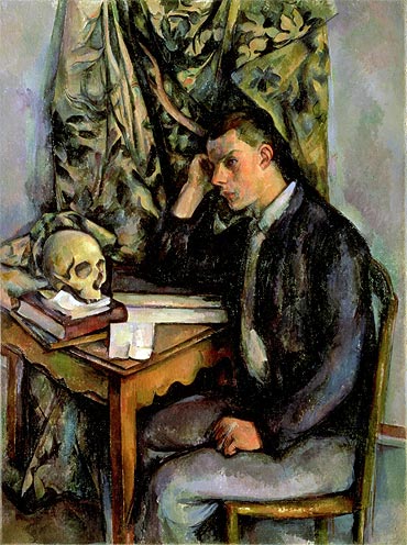 Boy with Skull, c.1896/98 | Cezanne | Painting Reproduction
