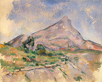 Mount Sainte-Victoire, c.1897/98 by Cezanne | Painting Reproduction