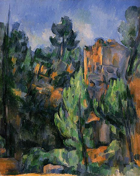 The Bibemus Quarry, c.1898 by Cezanne | Painting Reproduction