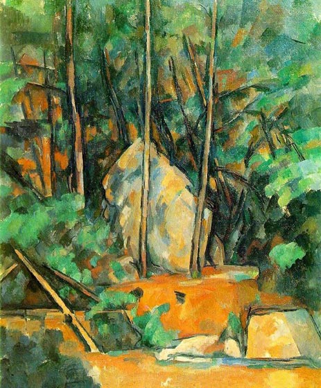 Zisterne im Park bei Schloss Noir | Cezanne | Gemälde Reproduktion