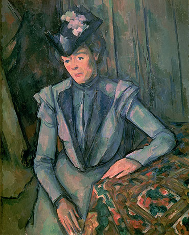 Woman in Blue (Madame Cezanne), c.1900/02 | Cezanne