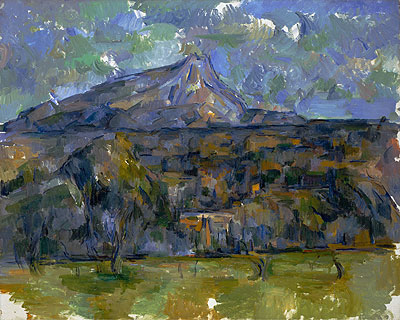 Mont Sainte-Victoire Seen from Les Lauves, c.1902/06 by Cezanne | Painting Reproduction