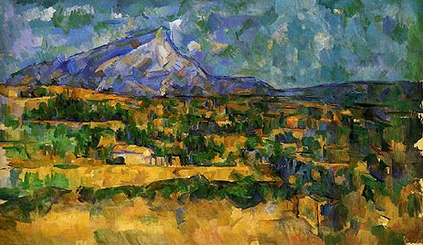 Mont Sainte-Victoire, c.1902/06 by Cezanne | Painting Reproduction