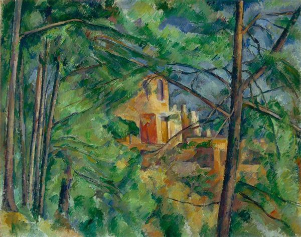 The Chateau Noir, c.1904 | Cezanne | Gemälde Reproduktion