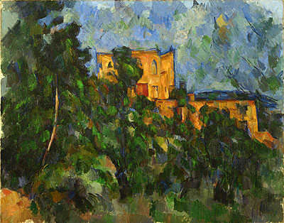 Chateau Noir, c.1900/04 | Cezanne | Gemälde Reproduktion