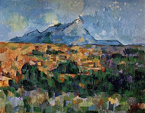 Mont Sainte-Victoire, c.1904/06 | Cezanne | Gemälde Reproduktion