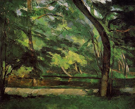 The Etang des Soeurs at Osny, c.1875 | Cezanne | Painting Reproduction