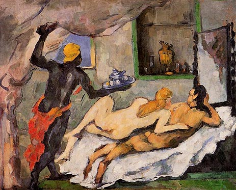 Afternoon in Naples with a Black Servant, c.1875/77 | Cezanne | Painting Reproduction