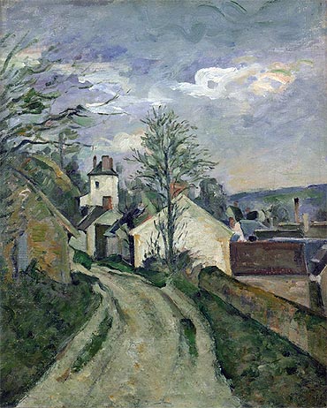 The House of Doctor Gachet at Auvers, c.1872/73 | Cezanne | Painting Reproduction