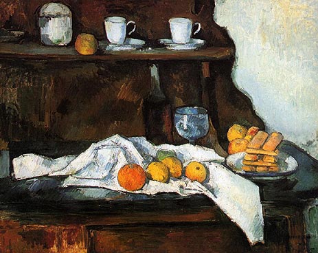 Das Buffet, 1877 | Cezanne | Gemälde Reproduktion
