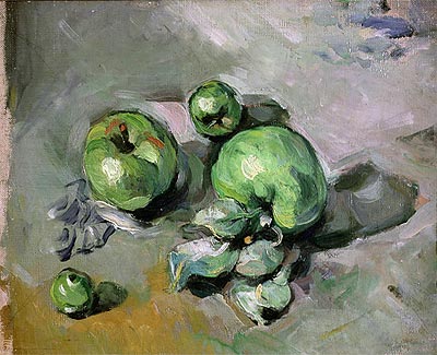Green Apples, c.1872/73 | Cezanne | Painting Reproduction
