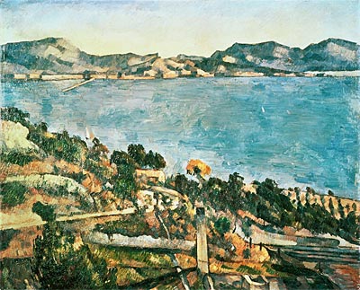 The Sea at l'Estaque, c.1882/85 | Cezanne | Gemälde Reproduktion