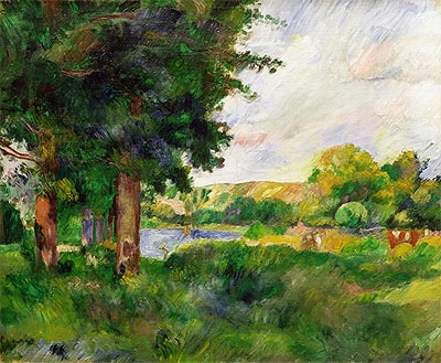 Landscape, Undated | Cezanne | Gemälde Reproduktion