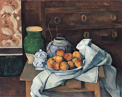 Still Life with a Chest of Drawers, c.1883/87 | Cezanne | Painting Reproduction
