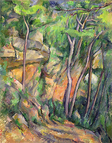 In the Park of Chateau Noir | Cezanne | Painting Reproduction