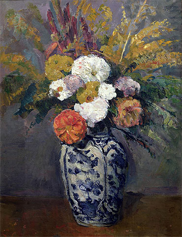 Dahlias | Cezanne | Painting Reproduction