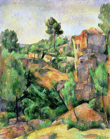 Bibemus Quarry (Carriere de Bibemus) | Cezanne | Painting Reproduction