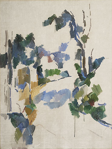 Study of Trees, c.1904 | Cezanne | Gemälde Reproduktion