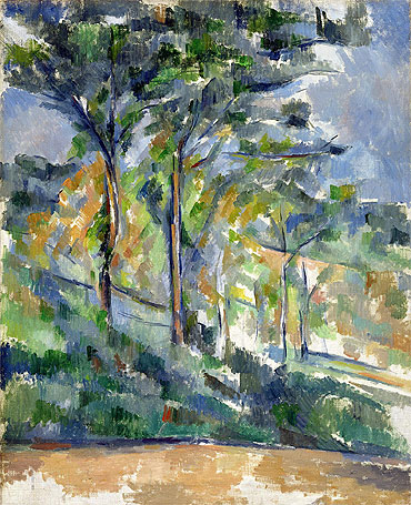 Landscape, c.1900 | Cezanne | Gemälde Reproduktion