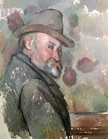 Self Portrait, c.1890/94 | Cezanne | Painting Reproduction