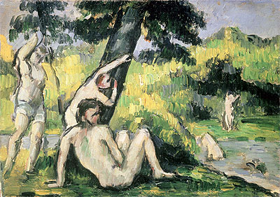 The Bathing Place, undated | Cezanne | Painting Reproduction
