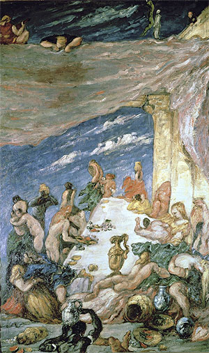 The Orgy, c.1866/68 | Cezanne | Gemälde Reproduktion