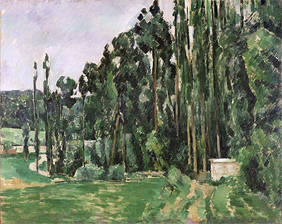 The Poplars, c.1879/82 | Cezanne | Painting Reproduction