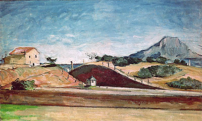 The Railway Cutting, c.1870 | Cezanne | Painting Reproduction