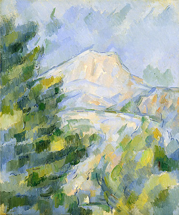 Mont Sainte-Victoire, c.1904/06 | Cezanne | Gemälde Reproduktion
