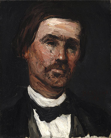 Head of a Man, 1865 | Cezanne
