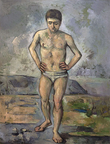 The Bather, c.1885 | Cezanne | Painting Reproduction