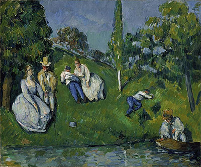 The Pond, c.1877/79 | Cezanne | Painting Reproduction