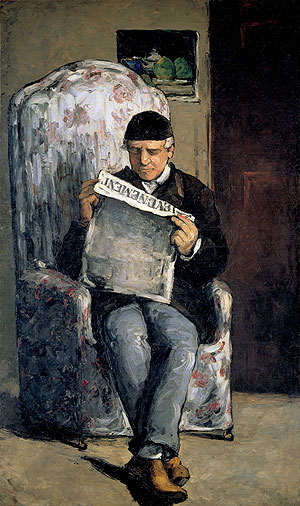 The Artist's Father, 1866 | Cezanne | Painting Reproduction
