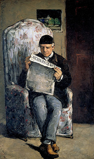 Der Vater des Künstlers | Cezanne | Gemälde Reproduktion