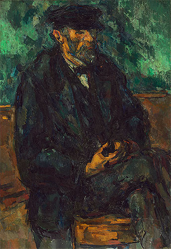 Der Gärtner Vallier, c.1905 von Cezanne | Gemälde-Reproduktion