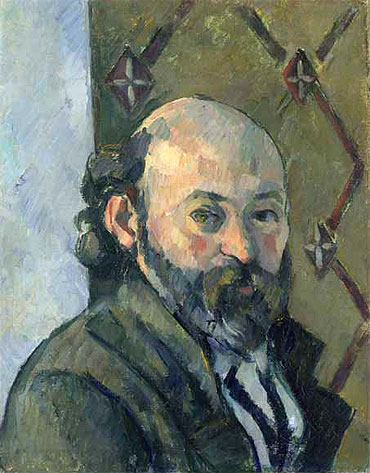 Selbstbildnis, c.1880/81 von Cezanne | Gemälde-Reproduktion