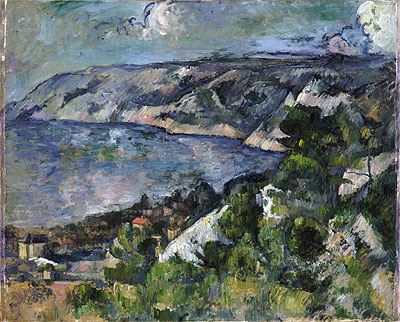 Bay of l'Estaque, c.1879/83 | Cezanne | Gemälde Reproduktion
