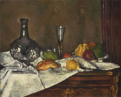 Still Life with a Dessert, c.1877/79 | Cezanne | Gemälde Reproduktion