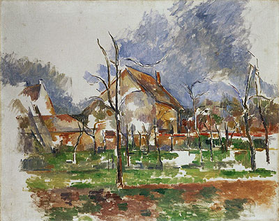 Winter Landscape, Giverny, 1894 | Cezanne | Painting Reproduction