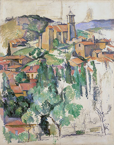 The Village at Gardanne | Cezanne | Painting Reproduction
