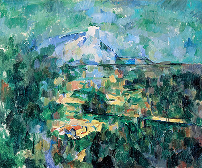 Montagne Sainte-Victoire Seen from Les Lauves, c.1904/06 | Cezanne | Gemälde Reproduktion